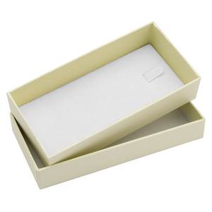 Caja de cartón color marfil para llaveros, estuche de almacenamiento para regalos, soporte para accesorios promocionales, bandeja de exhibición - Product Image 2