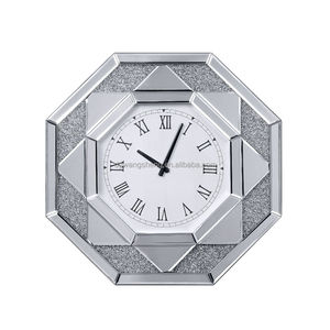 Stunning Cristallo di Diamante Smussato <span class=keywords><strong>Specchio</strong></span> Di Vetro Orologio <span class=keywords><strong>Da</strong></span> <span class=keywords><strong>Parete</strong></span> Quadrato - Product Image 4