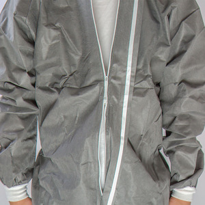 Tipo 5 tipo 6 terno protetor não tecido do macacão descartável para a proteção industrial e os pintores - Product Image 4