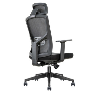 Cheaper Swivel Adjustable Lumbar Height Adjustable Lift <b>Plastic</b> <b>Mesh</b> Office Chair Task Meeting Computer Nylon Base Chair - Product Image 3
