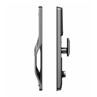 Serrure connectée Elock ES274 ultra-mince de luxe pour maison intelligente, avec écran tactile 6068, reconnaissance faciale 3D, application Tuya WiFi, pour portes en bois et aluminium longues