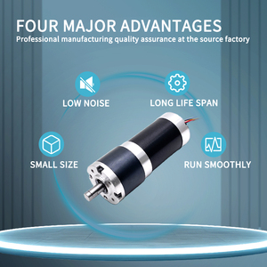 TT مصنع dc 12v 24v 56 مللي متر عزم دوران عالية حياة طويلة فرش محرك ترس تعشيق كوكبي المخفض المروحة سكوتر المحرك - Product Image 2
