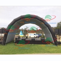 Structure imperméable de chapiteau d'air d'événements d'auvent extérieur de dôme de tente gonflable de couverture d'étape pour le festival de musique
