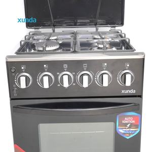 Cocina <span class=keywords><strong>de</strong></span> <span class=keywords><strong>gas</strong></span> combinada Xunda 4 quemadores con horno, multifuncional, todo en uno, independiente, con certificación CE - Product Image 6