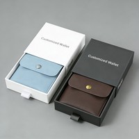Boîte rigide vide personnalisée avec impression numérique, petit emballage de luxe, logo personnalisé, boîte cadeau pour portefeuille, montre, bijoux