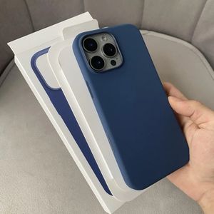 Custodie protettive magnetiche per telefono cellulare Cover antiurto custodia in Silicone liquido per iPhone 16 Pro Max controllo della fotocamera - Product Image 4