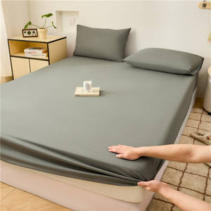 Vente en gros de couvre-lit de couleur unie Barrière à l'urine antidérapante Protège-<span class=keywords><strong>matelas</strong></span> imperméable Couverture complète tricotée - Product Image 2