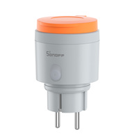 SONOFF S61STPF-PM-O Prise intelligente extérieure (Type F) Matter via Wi-Fi avec suivi des consommations énergétiques, protection contre les surcharges et les surtensions, programmable