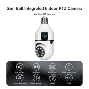 Bombilla E27 <span class=keywords><strong>V380</strong></span> <span class=keywords><strong>Pro</strong></span> WIFI, Cámara de Seguridad CCTV, Bombilla con Cámara PTZ de Doble Lente - Product Image 4