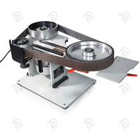 Machine à poncer à bande abrasive manuelle, équipement de finition de polissage de surface pour barre plate en acier inoxydable