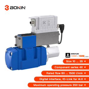 Lưu lượng cao 4wrle 35 Van điều khiển Tỷ Lệ Thủy lực vận hành thí điểm máy ép phun hạng nặng - Product Image 2