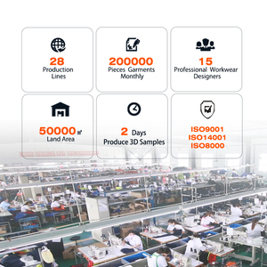 工場直送 安全建設作業服メーカー 綿製難燃作業服 産業用 - Product Image 6