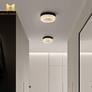 Lampe <span class=keywords><strong>murale</strong></span> LED ronde en résine de style nordique minimaliste, pour couloir, chevet, fond mural, décoration artistique post-moderne créative - Product Image 3