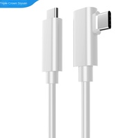 Pour Oculus pour Quest 3/2 Compatible 5 m Silicone coude VR lien ligne de Streaming charge rapide pour ordinateur Streaming avec pour