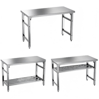 Table pliante robuste en acier inoxydable pour la restauration, le camping et les stands – Vente en gros usine OEM