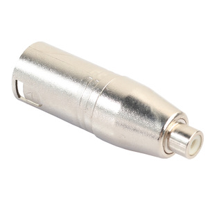 <span class=keywords><strong>Adaptateur</strong></span> audio pour microphone amplificateur de console de mixage <span class=keywords><strong>RCA</strong></span> <span class=keywords><strong>XLR</strong></span> mâle en alliage de zinc - Product Image 1
