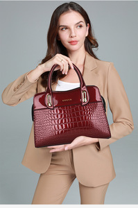 Newest Ladies Fashion High Quality Pu Leather Shoulder Bags Designer Luxury Trendy Bags Women <b>Handbags</b> - Product Image 3