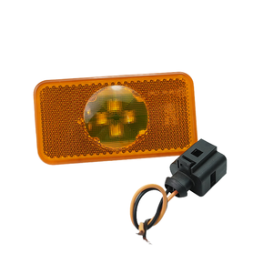 Nuova Luce Laterale Gialla a 4 LED per Camion Volvo FM FH FL, Lampada Indicatrice Trasparente, Accessori per Illuminazione <span class=keywords><strong>Auto</strong></span> - Product Image 4
