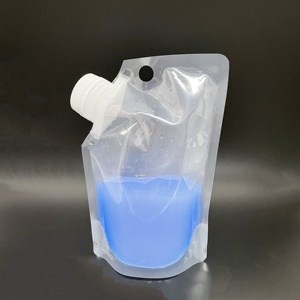 500ml 1L 2L nước cam túi rõ ràng đứng lên túi nước sốt trái cây bao bì chất lỏng <span class=keywords><strong>doypack</strong></span> - Product Image 4