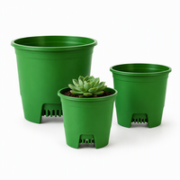Pots à fleurs en PP légers de haute qualité avec trou de drainage et matériau biodégradable - Mini pots de jardin et pots d'intérieur pour bonsaï