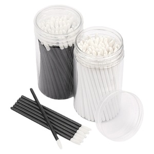 100 Unidades de Aplicadores Desechables para Brillo Labial, Varitas Huecas con Flocado para Lápiz Labial, Herramientas de Maquillaje Cosmético - Product Image 1
