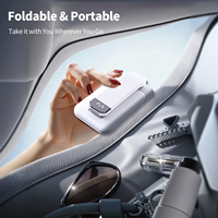 Accessoires pour téléphone Support magnétique universel pour téléphone en ABS PC avec fente pour carte Supports de téléphone pliables pour une utilisation sur le bureau Emballage en boîte