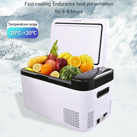 Refrigerador y Congelador Portátil para Auto de Doble Zona con Compresor, 25L, Diseño Deportivo, Nevera para Camping con Voltaje de 12V-24V/AC