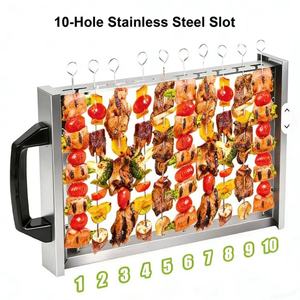 Asador de Acero Inoxidable de Alta Calidad para Barbacoa Comercial, Máquina para Asar Cerdo, Cordero <span class=keywords><strong>y</strong></span> Lechón, Horno Rotatorio para Asar Cordero - Product Image 2