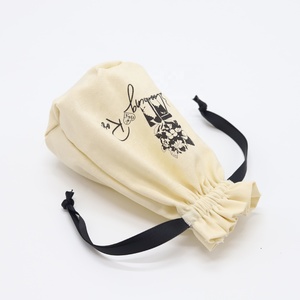 High Quality Round Bottom Cotton Linen Drawstring Candle <b>Bag</b> Candle Pouch Natural Cotton Muslin Gift Cosmetic <b>Dust</b> <b>Bag</b> - Product Image 5