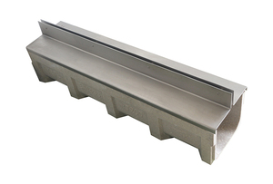 Canale di scarico lineare <span class=keywords><strong>in</strong></span> calcestruzzo polimerico con copertura per materiali da costruzione per il sistema di trincea di drenaggio - Product Image 6