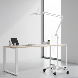 Lâmpada de Aumento de Chão para Salão de Beleza com Lupa 3D/5D e Analisador Facial de Pele - Product Image 1