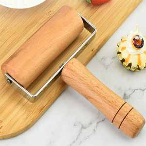 Hot Bán Không Dính Đôi Đầu Bằng Gỗ Bột Cán <span class=keywords><strong>Pin</strong></span> Cho Bánh Pizza Và Bánh Ngọt Con Lăn Kép Cho Nướng Phụ Kiện Nhà Bếp - Product Image 4