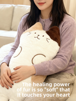 Direkt vom Hersteller: Japanischer Calico-Katzen-Plüschkissen für Mädchen, Maßgefertigtes Langes Katzenkörperkissen, Gefüllte Kätzchen-Puppe, Weiches Sofa-Kissen