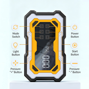 <span class=keywords><strong>D</strong></span>émarreur de <span class=keywords><strong>voiture</strong></span> portable 6 en 1, booster de <span class=keywords><strong>batterie</strong></span> de <span class=keywords><strong>voiture</strong></span>, chargeur de <span class=keywords><strong>batterie</strong></span> externe, <span class=keywords><strong>batterie</strong></span> au lithium, pompe à air pour pneus, gonfleur de pneus avec lumière - Product Image 2