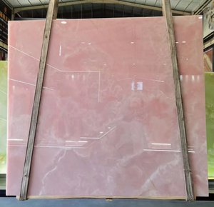 आधुनिक डिजाइन प्राकृतिक संगमरमर पॉलिश गुलाबी ओनिक्स स्लैब रसोई के आउटडोर होटल के फर्श प्राकृतिक गुलाबी गोनीक्स स्लैब - Product Image 6