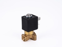 Électrovanne miniature compacte 2 voies, normalement ouverte, eau, air, gaz, vapeur, laiton 1/8 ''1/4'' 12VDC 24VDC 24VAC 110VAC 220VAC