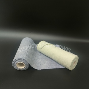 Paños de Limpieza de Grasa Extra Gruesos de Alta Densidad de 180 g/m², Rollo de Toallas de Microfibra para Tareas Pesadas - Product Image 1