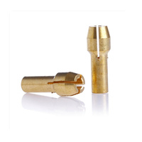 New Brass Trapano Mandrini Pinza Bit 0.5-3.2mm 4.3 millimetri Shank per Dremel Rotary Tool Mandrino