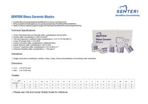 مواد مختبر الأسنان SENTERI <span class=keywords><strong>HT</strong></span> <span class=keywords><strong>LT</strong></span> MO، قشور أسنان زجاجية سيراميكية، 10 قطع/علبة - Product Image 6