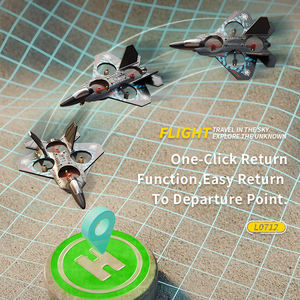 पेशेवर आरईसी मॉडल विमान 6-अक्ष स्थिरीकरण 120 मीटर रेंज बैटरी चार्जर 8 मिनट की उड़ान समय सही आउटडोर खिलौना - Product Image 4
