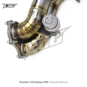 Tuyau d'échappement de soupape de commande d'échappement COC pour <span class=keywords><strong>Porsche</strong></span> <span class=keywords><strong>718</strong></span> <span class=keywords><strong>Cayman</strong></span> <span class=keywords><strong>GT4</strong></span> 4.0L 2020-<span class=keywords><strong>2022</strong></span> - Product Image 3