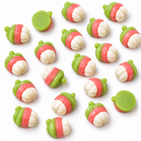Bonbons gélifiés comestibles en forme de mangoustan 3D, saveur fruitée acidulée, bonbons halal, bonbons et confiseries personnalisés, vente en gros