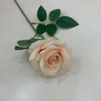 Hersteller Großhandel Künstliche Einzelne Seidenrosen in Rot, Weiß, Blau, Rosa, Lila, Maßgefertigte Dekorative Rosen