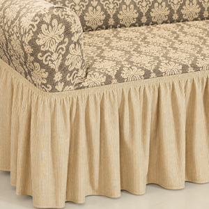 Copridivano Elasticizzato in Jacquard Damascato, Protezione Universale <span class=keywords><strong>per</strong></span> Mobili, Copertura Floreale <span class=keywords><strong>per</strong></span> Poltrona <span class=keywords><strong>e</strong></span> Divano, Decorazione <span class=keywords><strong>per</strong></span> Tutte le Stagioni - Product Image 4