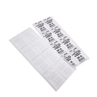Etiquetas Adhesivas Personalizadas al por Mayor, Etiquetas de Vinilo PVC PP Resistentes al Agua, Impresión de Logotipo Personalizado para Código de Barras