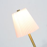 Lampe de table d'ambiance moderne et minimaliste, rechargeable USB, style nordique, pour mariage, avec contrôle tactile, veilleuse géométrique en métal et tissu