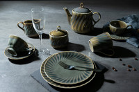 PITO factory production Supply Hôtel vaisselle personnalisée Hôtel assiette set vaisselle ensemble en céramique