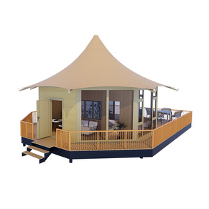 Tente de Glamping pour Hôtel-Resort, 6-8 Personnes, Tissu Oxford, Cadre Galvanisé, Grand Espace, Utilisation pour Événements Extérieurs - Product Image 4