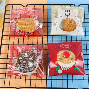 100pz/confezione Sacchetti per Pasticceria Design a Fiocco di Neve Sacchetti per Biscotti e Sapone Artigianale Sigillatura su Tre Lati 10*10 OPP Portatili per Uso Promozionale - Product Image 2