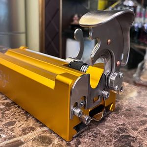 Wangzheng Cigar Cutter Guillotine Style Metal Stainless Steel Tabletop Large Size Black Gold Version Durable - Product Image 3